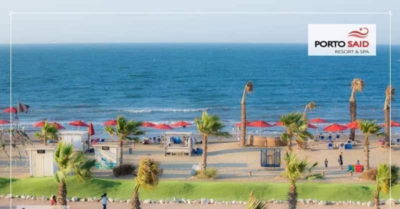 شاليه فندقي أرضي بحديقه خاصه في منتجع بورتوسعيد 'Ezbet Shalabi el-Rudi Kültér fotó